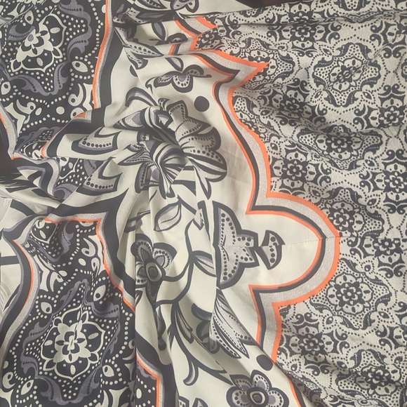 Topshop Tile floral satin wide leg pants - Picture 9 of 12